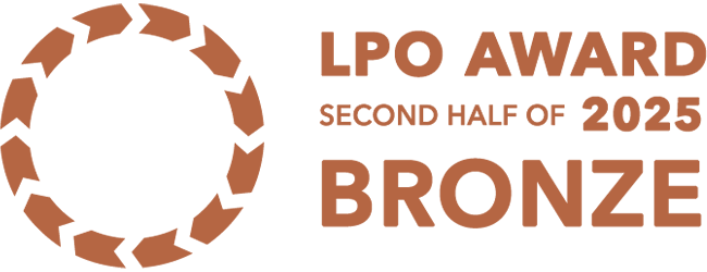 LPO AWARD SECOND HALF OF 2025 BRONZE